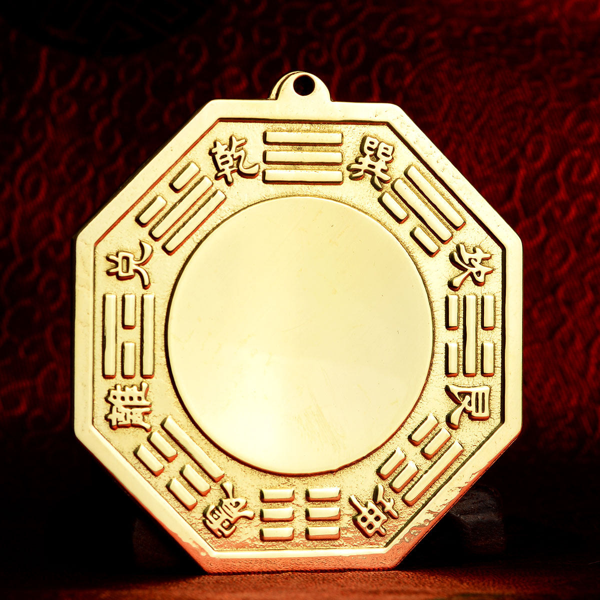 送福阁开光铜太极九宫八卦镜凹凸镜平镜镇宅辟邪招财开运化煞摆件