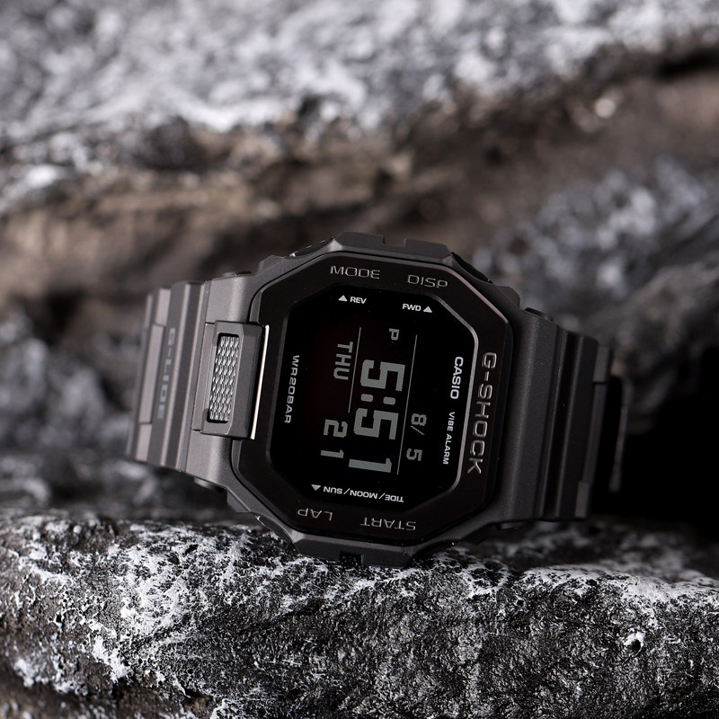 卡西欧手表gshock冲浪电子计步蓝牙潮汐金属方块日韩腕表