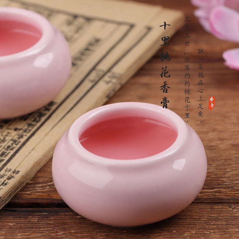 十里桃花古风香膏固体小众古法香水持久淡香香水