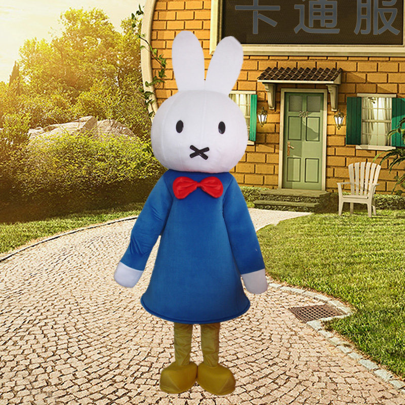 聪明兔卡通人偶服装卡通服装行走卡通人偶表演道具服装兔八哥公仔