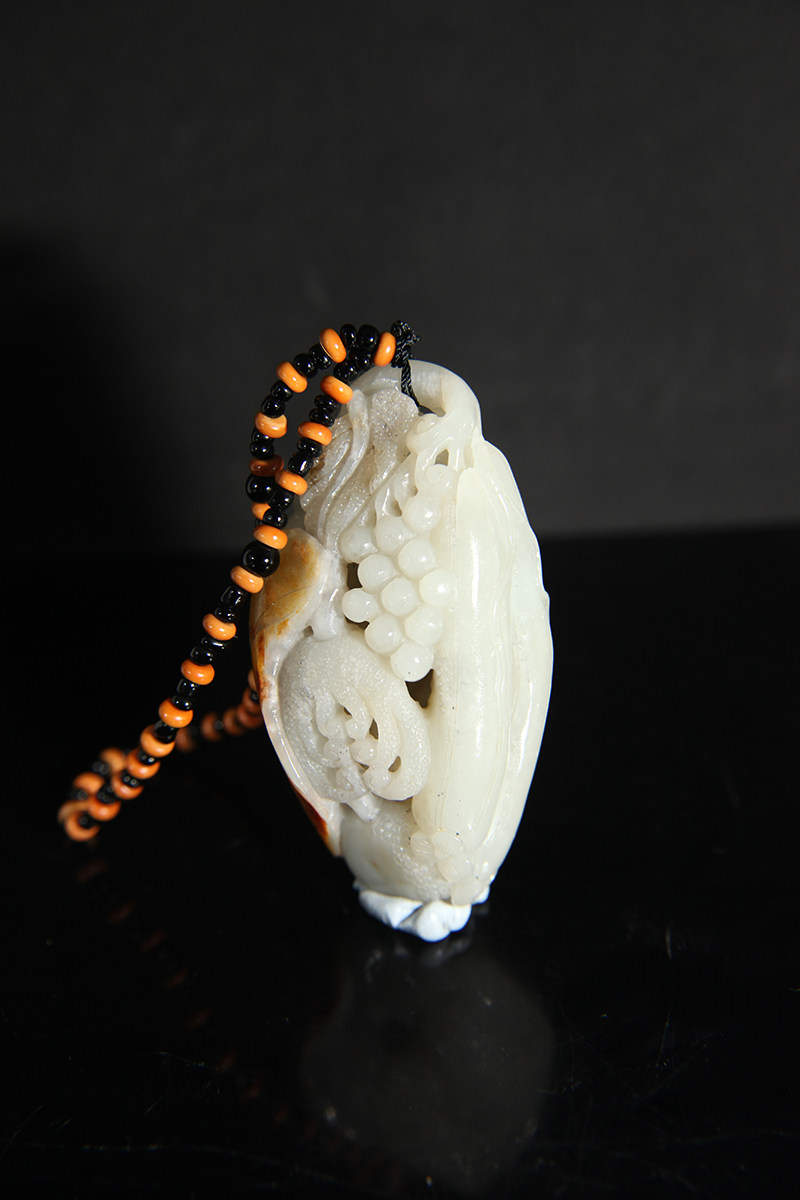 素喜新疆和田玉籽吉祥如意多子多福福瓜喜鹊手把其他