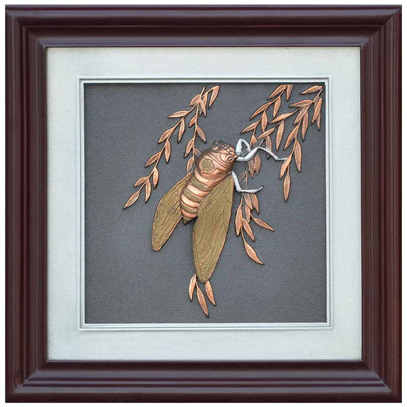 紫铜工艺品每套壁画铜制浮雕趣味家居装饰箱挂画电表现代装饰画