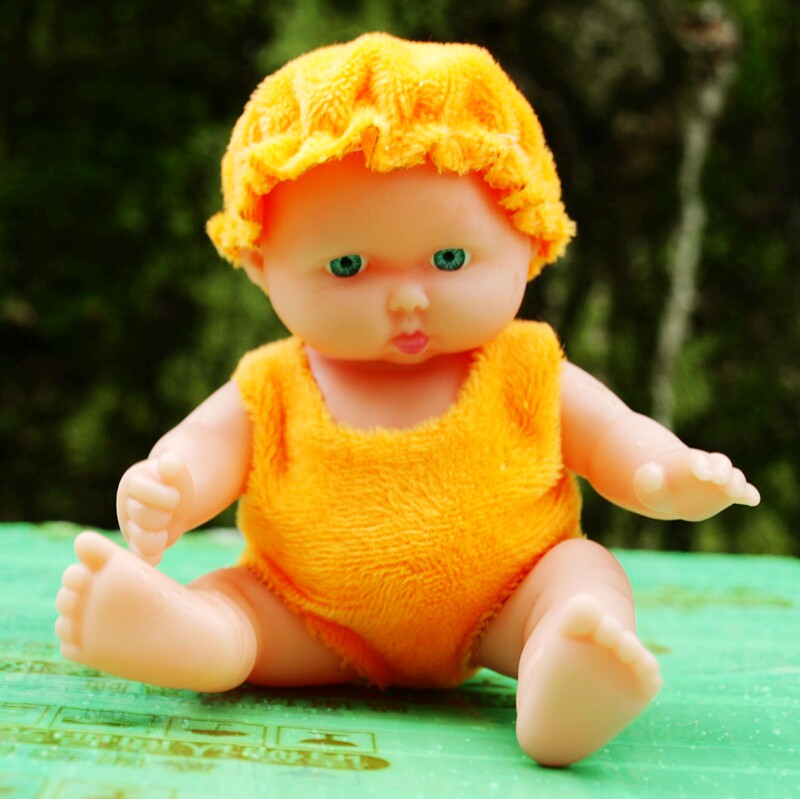娃娃28厘米厘米软胶搪胶可爱迷你仿真公仔玩偶娃娃