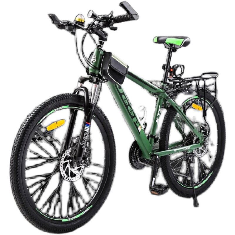 吉普jeep山地自行车男女减震变速单车26寸公路山地自行车