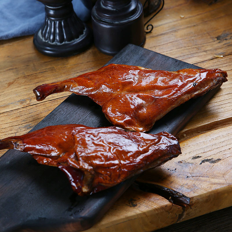 腊鸭湖南特产烟熏农家自制风干鸭肉900g鸭子腊
