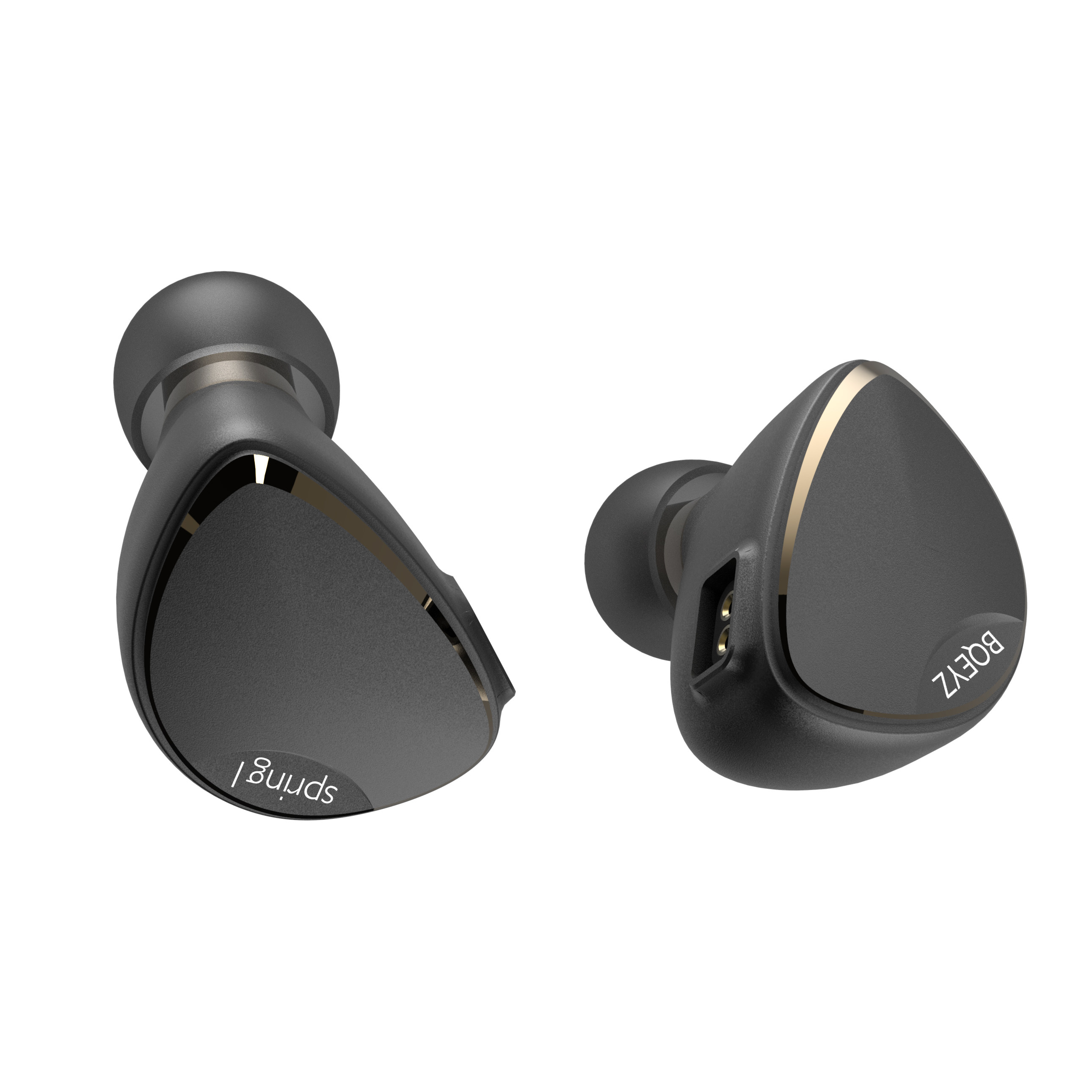 bqeyz spring1压电陶瓷圈铁耳机k3003混合三单元动铁耳机监听hifi