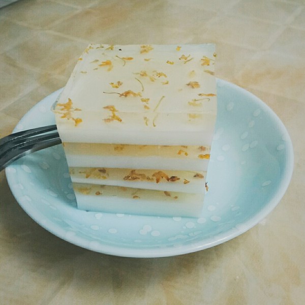 烘焙 甜品diy椰汁桂花糕原料套餐椰汁千层糕材料椰浆糖桂花千层糕