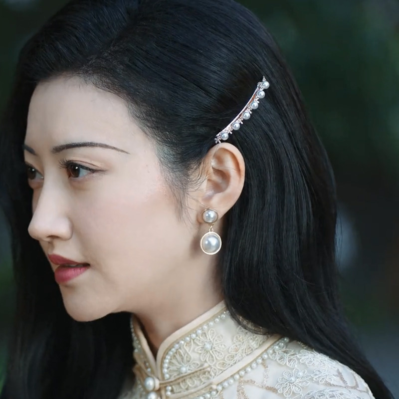 景甜司藤同款发夹复古宫廷风发发饰超仙头饰发饰