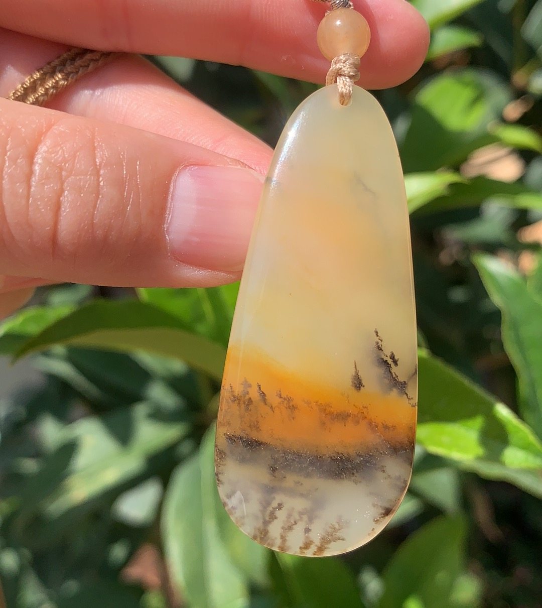 杨玉家天然黄龙玉冰种水黄草花平安无事毛衣吊坠挂件颈饰