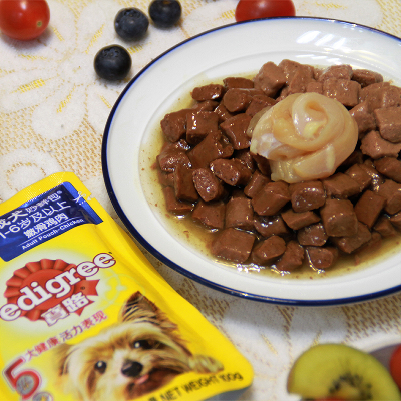 宝路妙鲜包狗零食宠物训练泰迪成犬老年犬狗罐头拌饭狗狗肉粒湿粮 - 图2