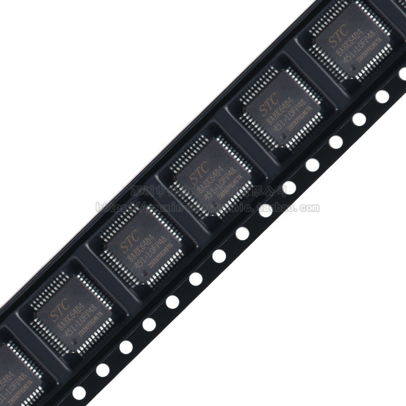 原装正品stc8a8k64d4-45i-lqfp481t8051微处理器单片机芯片微处理器