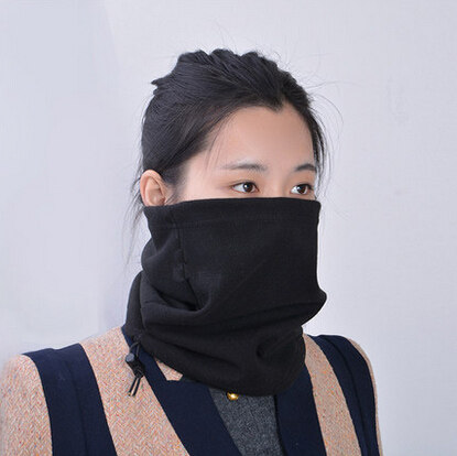 防风保暖lz户外男女抓绒围脖围巾windstopper护脸围巾