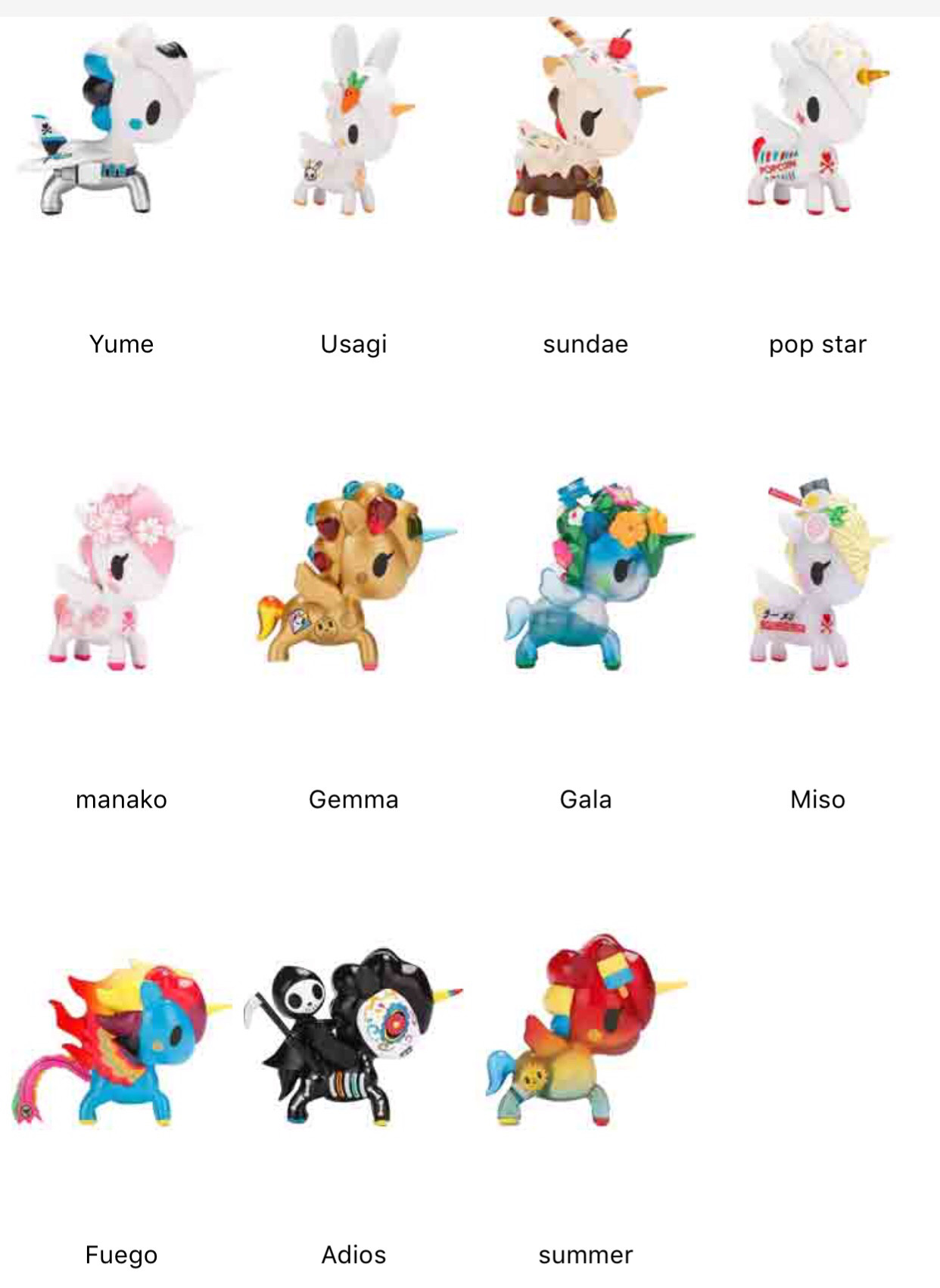 一个包邮p0pmart泡泡玛特tokidoki正版独角兽6代专柜盲盒潮玩盲盒