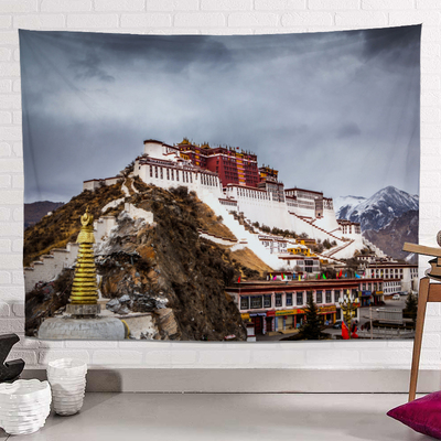 藏式挂布装饰卧室挂毯ins床头背景布民族风墙面背景布挂画