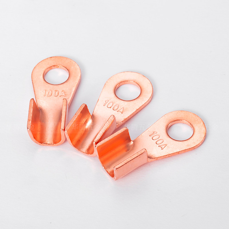 鼻子开口50a国标欧式接线端子加厚圆形线耳电瓶接线端子