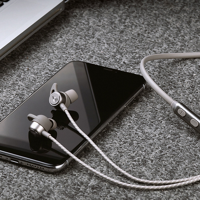 edifier漫步者w300bt无线蓝牙耳机双耳挂脖入耳运动跑步蓝牙耳机