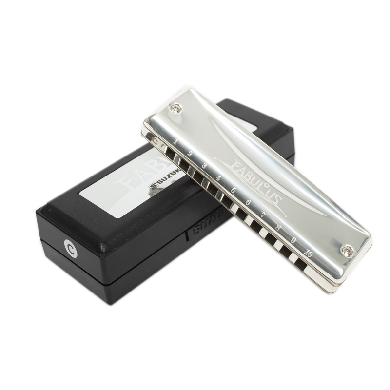 suzuki爵士乐爵士民谣口琴礼品十孔日本布鲁斯律蓝口琴