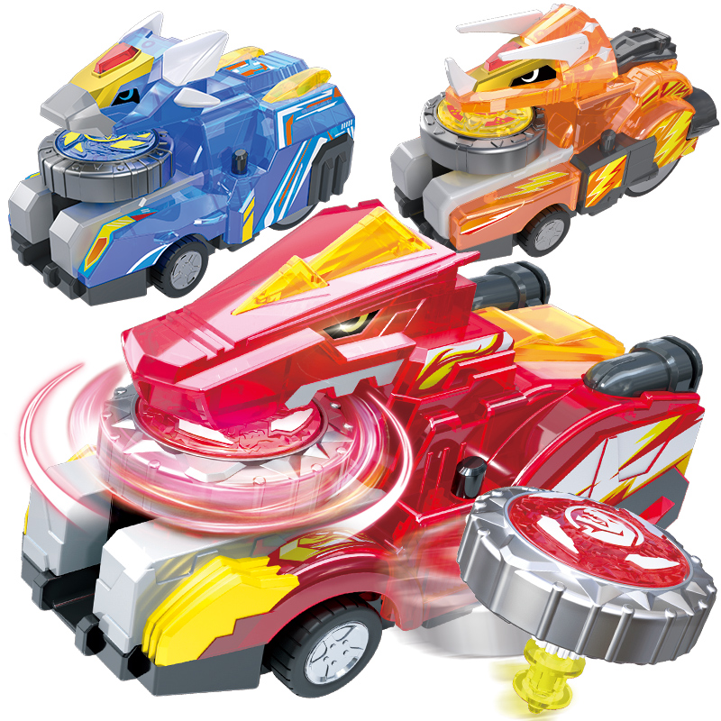 战车心奇爆龙三新新奇星期暴龙恐龙霸王龙陀螺陀螺