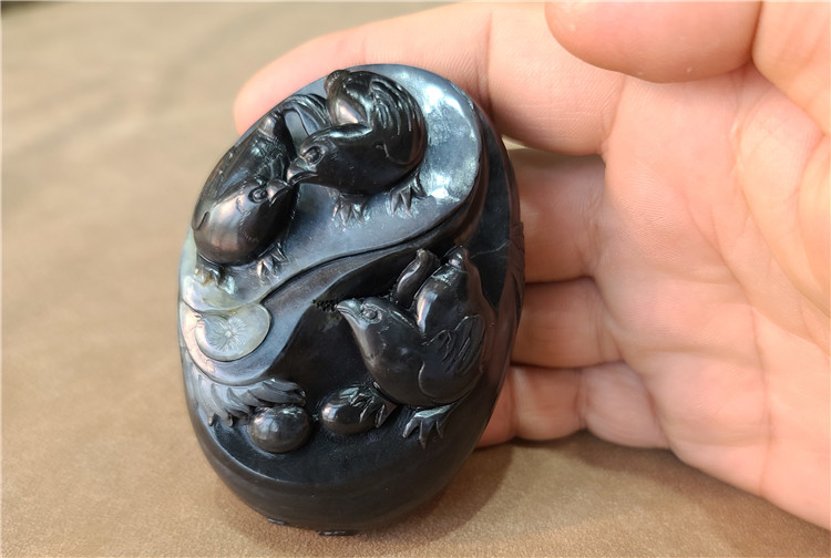 墨玉籽料安居乐业摆件xx20其他