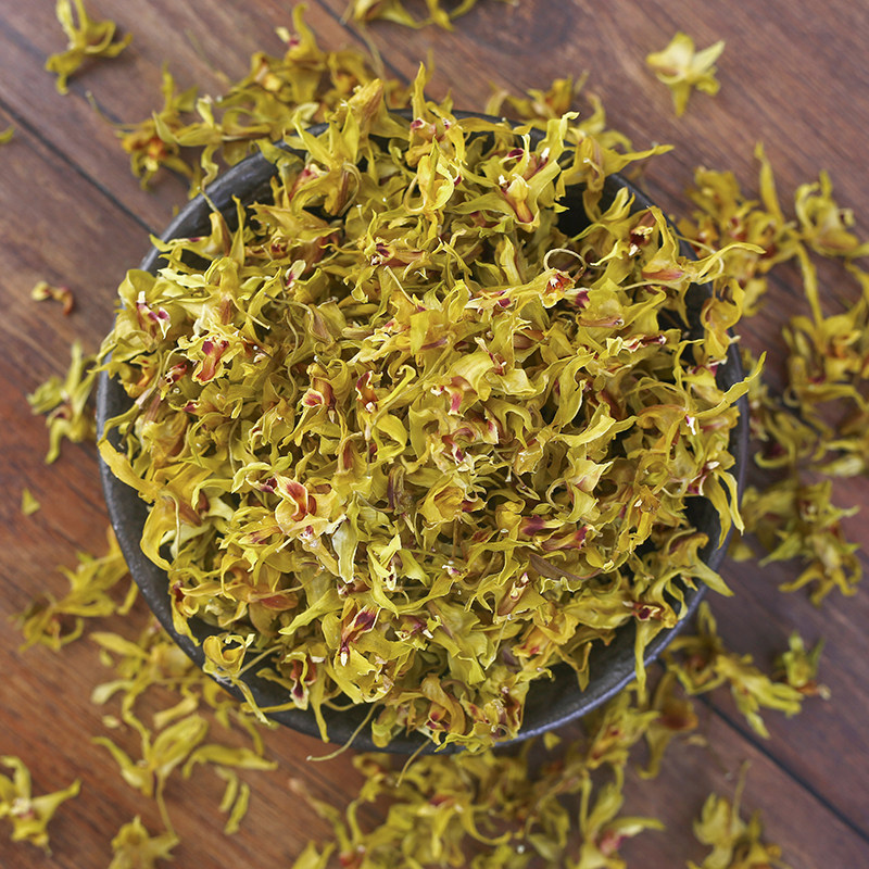 铁皮石斛干花50g 正宗铁皮石斛花茶养生云南霍山鲜铁皮石斛枫斗花