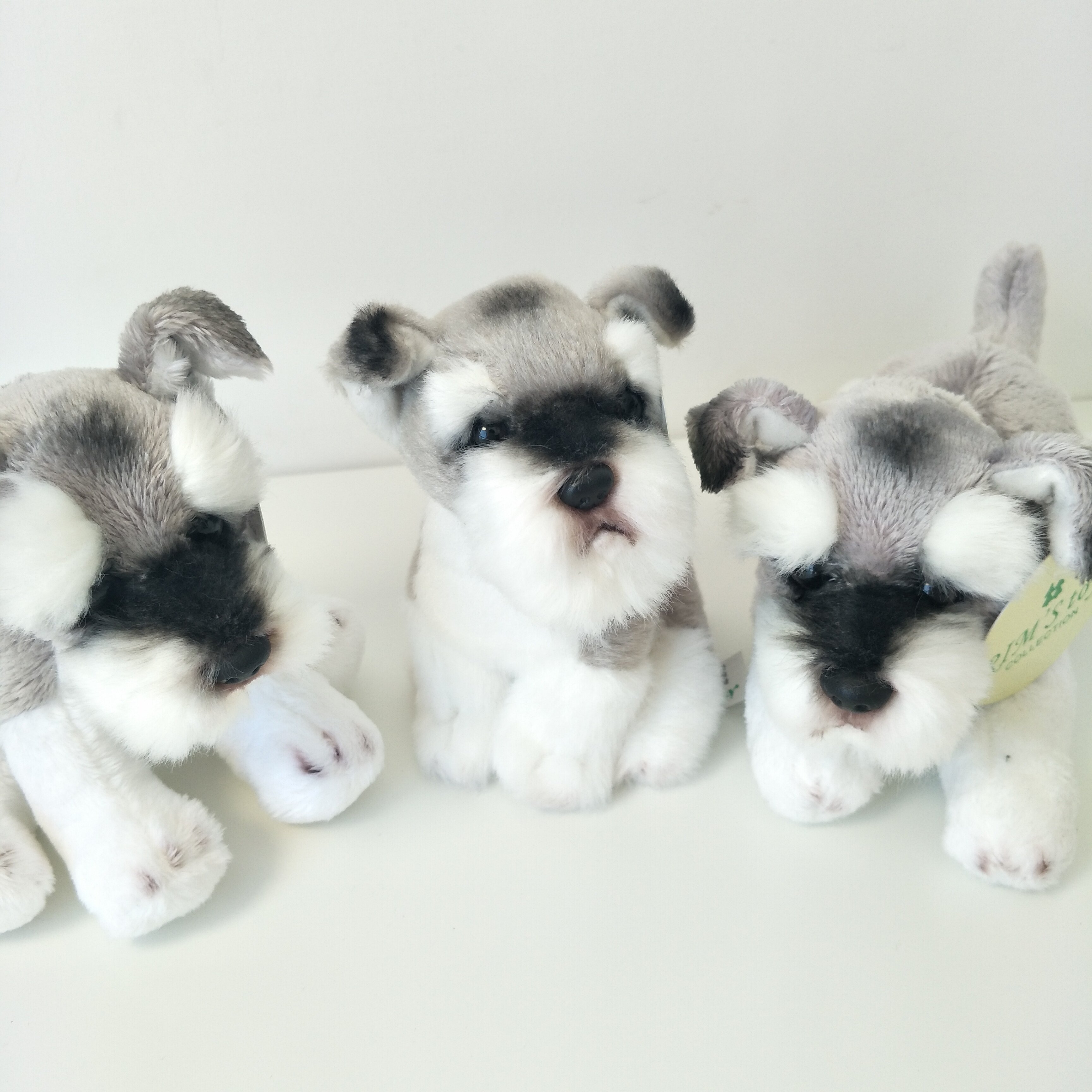 可爱迷你纳瑞公仔ins警犬狗狗娃娃仿真宠物毛绒布艺类玩具