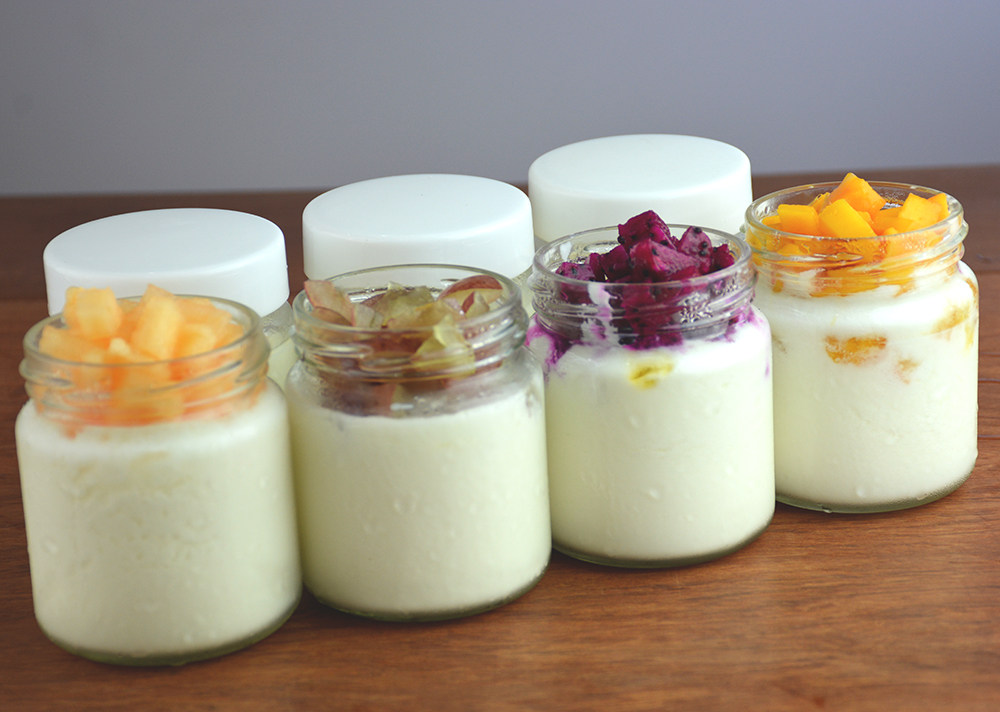 玻璃酸奶分杯带盖无铅加厚带盖玻璃杯玻璃酸奶杯