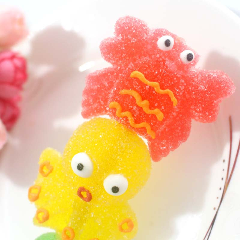 串串45g海洋串烧软糖棒棒糖螃蟹章鱼海龟糖果传统糖果