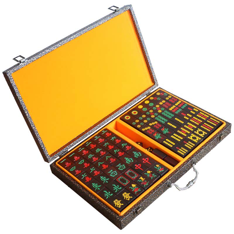 红木麻将将牌大红酸枝实木质家用手大号个性家用麻将