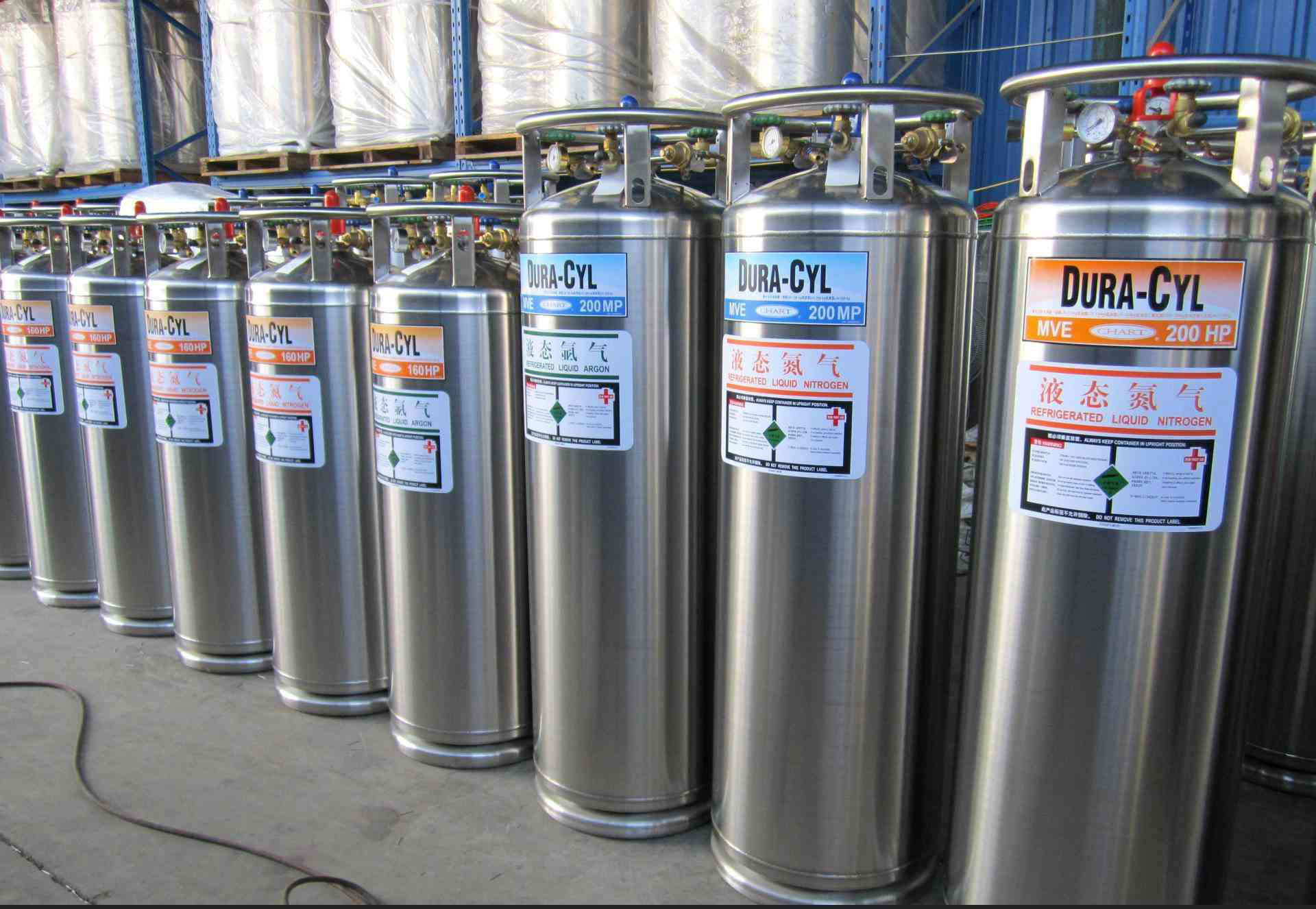 供应美国查特mve杜瓦瓶200mp液氧罐鱼车运输专用氧气瓶206138