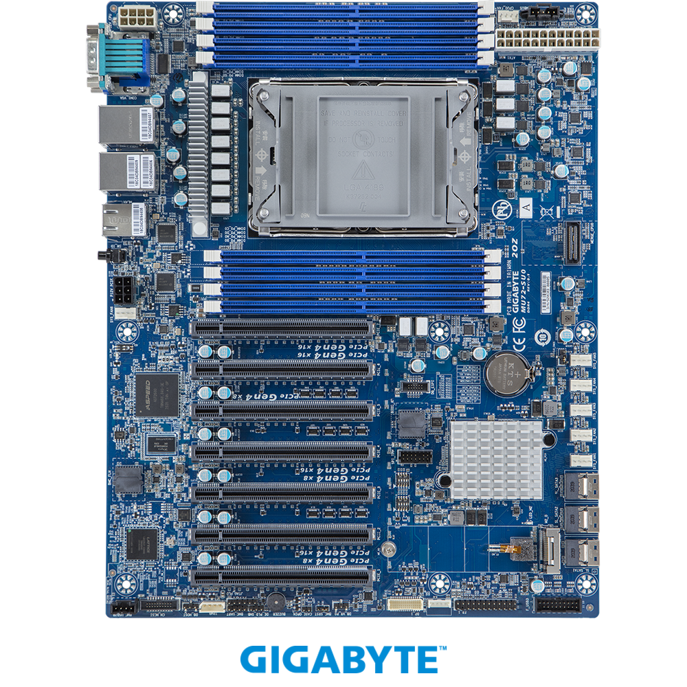 gigabyte技嘉mu72su0icelake4189单路服务器主板3代至强主板