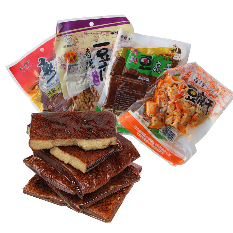 山西豆干香味五香包装真空包真空100gx10特产豆腐干豆腐干