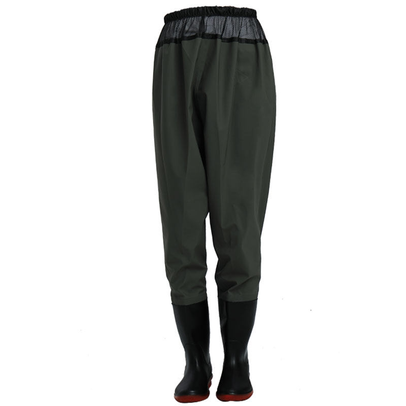 现售红诗雨加厚水裤防水鱼裤连体裤子