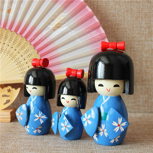 日本和服娃娃摆件日式木偶玩偶套娃日本料理寿司摆件