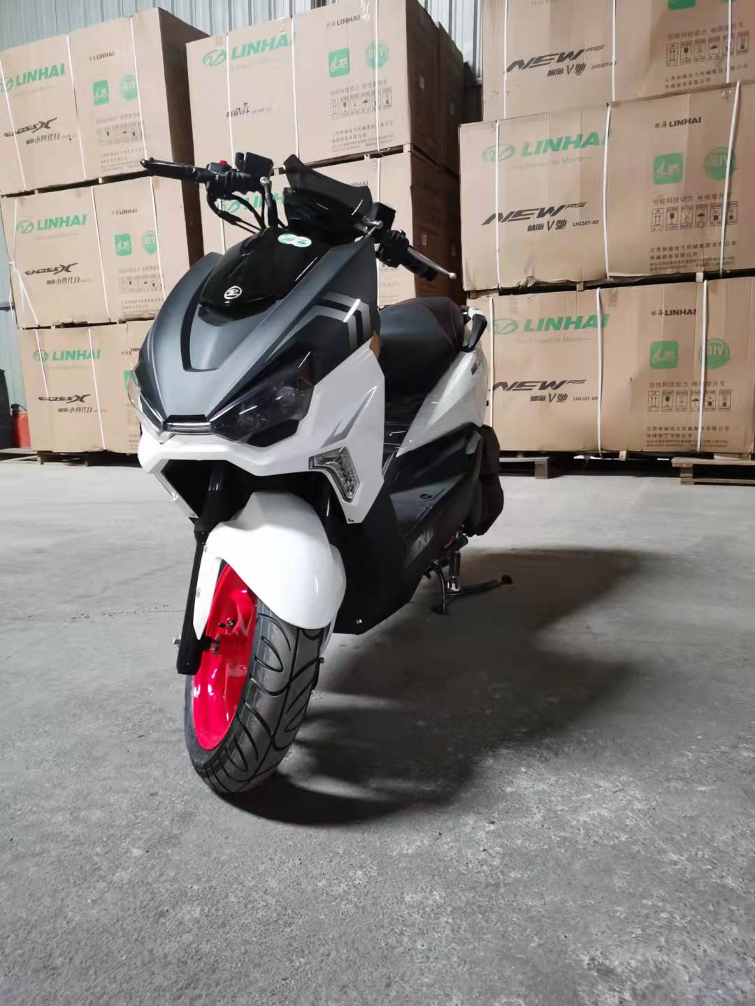 新款林海摩托雄鹿踏板摩托车155cc水冷电喷abs摩托车整车