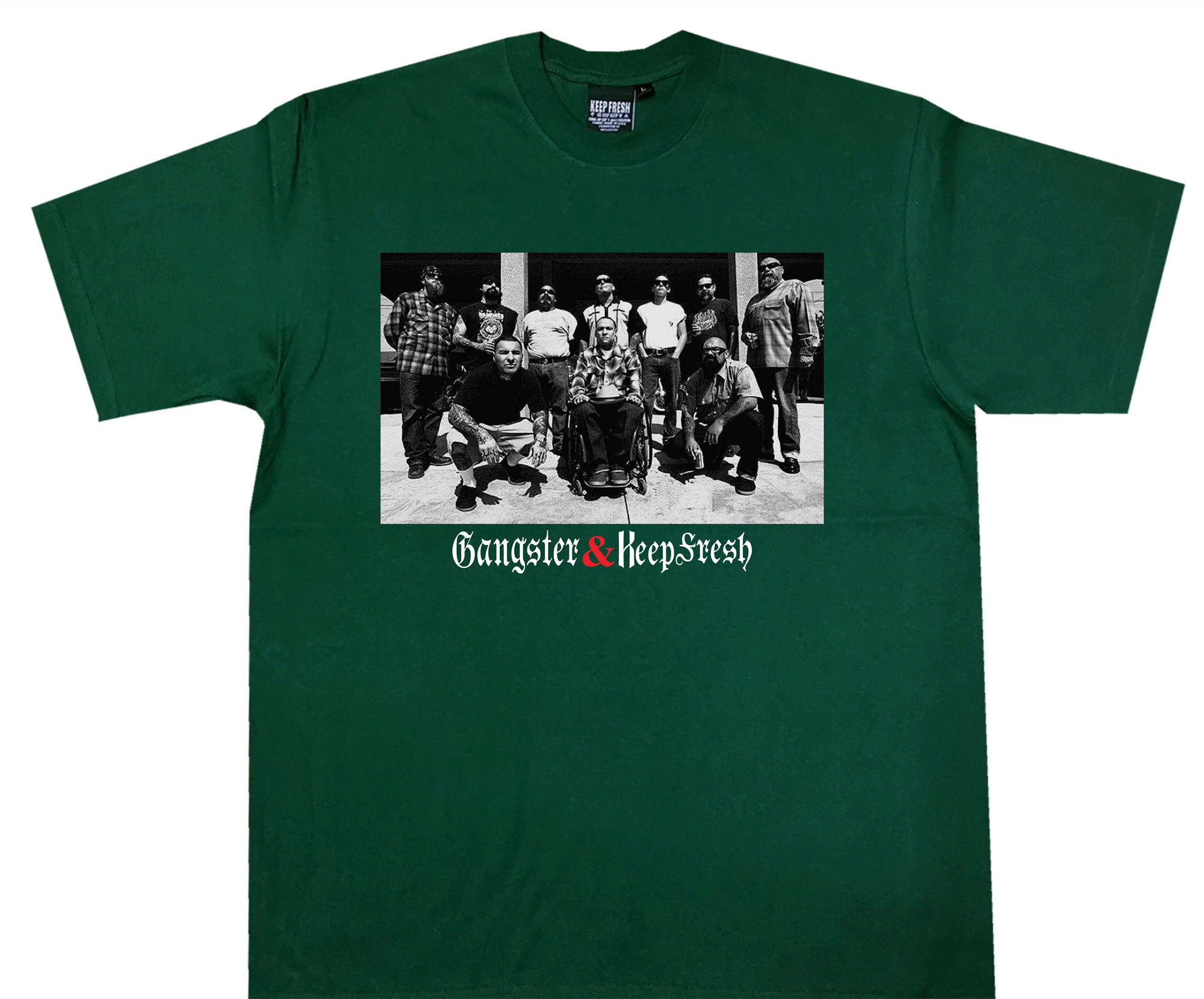 school说唱匪帮西海岸重磅小领口短袖oldbboy宽松街舞hiphop