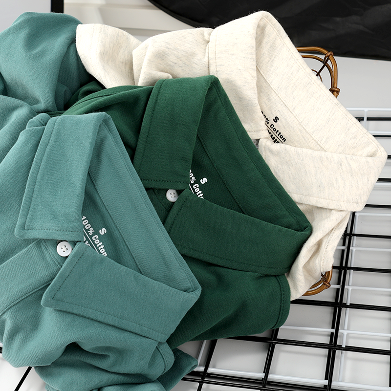 匹戏重磅250g美式polo衫定制纯棉翻领保罗衫短袖T恤男夏潮牌纯色