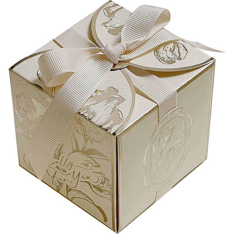 糖盒喜糖原创法式轻奢金色白色盒子小号精致糖盒