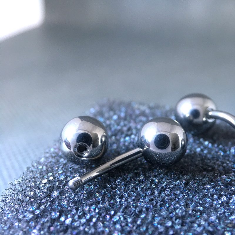 穿刺饰品g23纯钛阴环私处穿孔男性系带钉乳环其它首饰