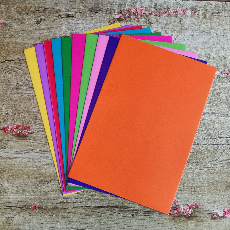 彩色画纸8k卡纸绘画装饰幼儿园课堂200g8手工卡纸