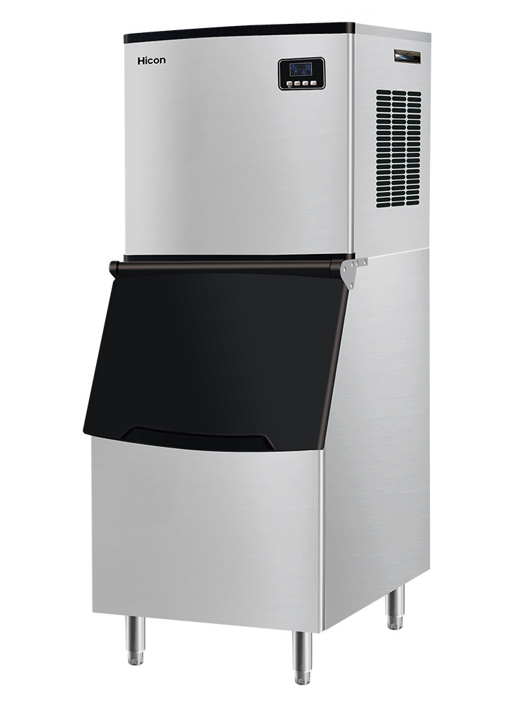 hicon惠康分体式制冰机商用奶茶茶店250kg300kg大型商用制冰机