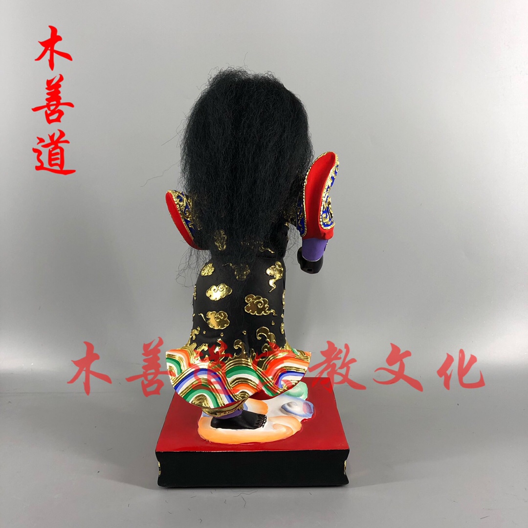 木雕道教神像定制闾山派张公圣君法主公樟木木雕