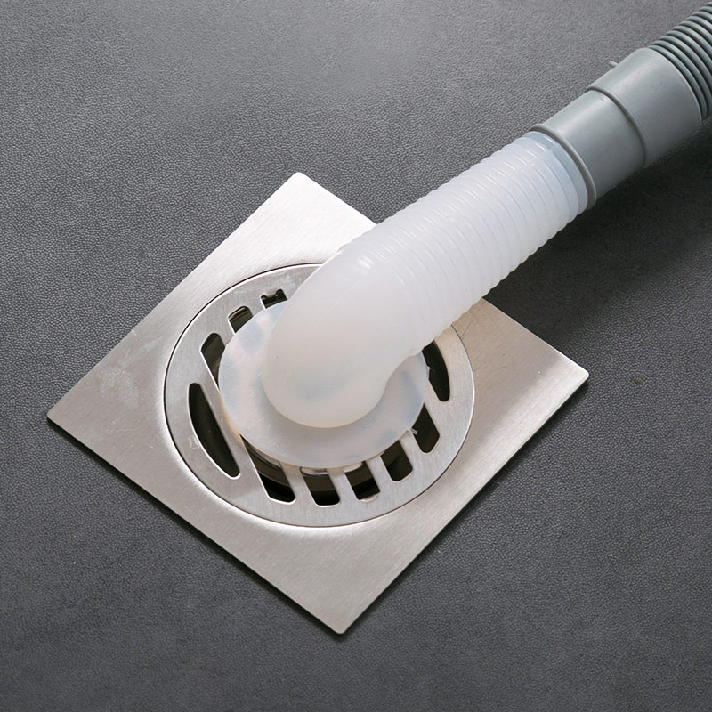 居家家 硅胶地漏接头下水管三头通 洗衣机下水道三通排水接头配件