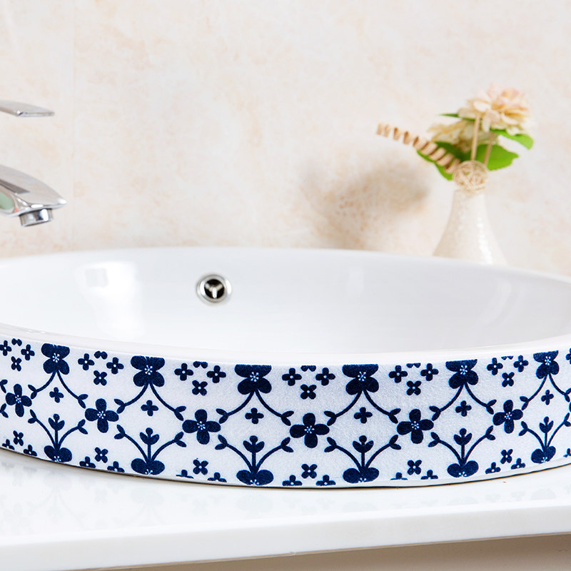 居家家自粘水槽防水贴厨房洗菜盆吸湿贴卫生间浴室洗漱台防水贴纸