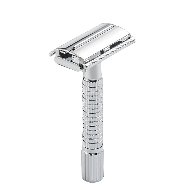 t型老式 经典 刮胡刀男士 剃须手动剃须刀架进口双面刀片剃须泡沫