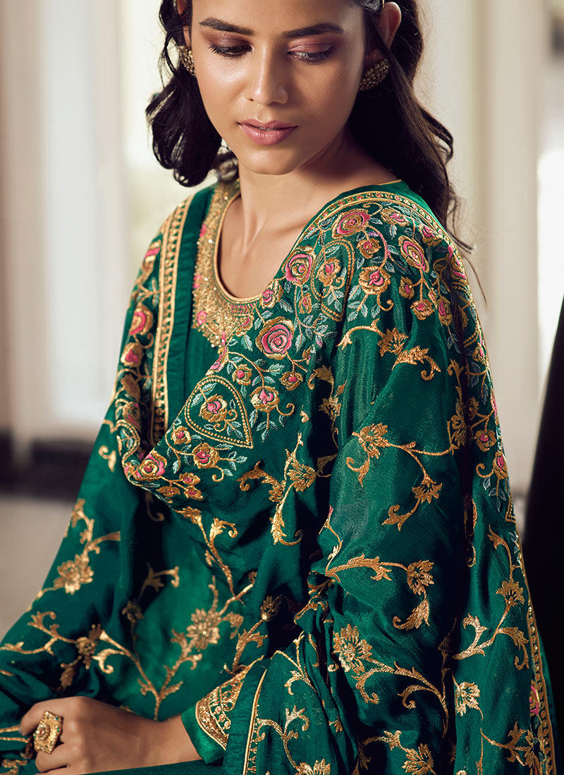 印度民族风女装丝绵刺绣显瘦旁遮套装异域风情复古民族服装