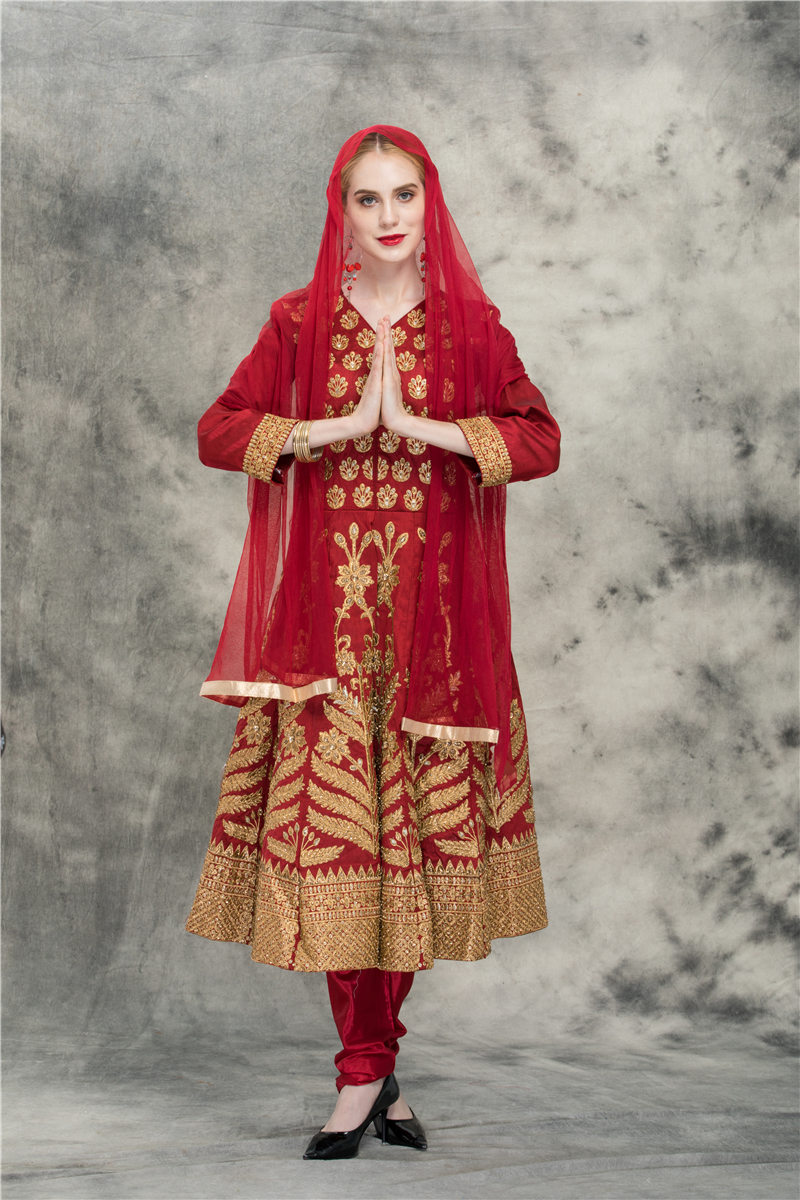 印度民族风套装华丽大摆风网民族舞蹈安娜比安更多舞蹈服装