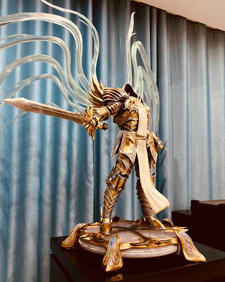 热火gk定制暗黑破坏神大天使牛社泰瑞尔雕像模型手办手办