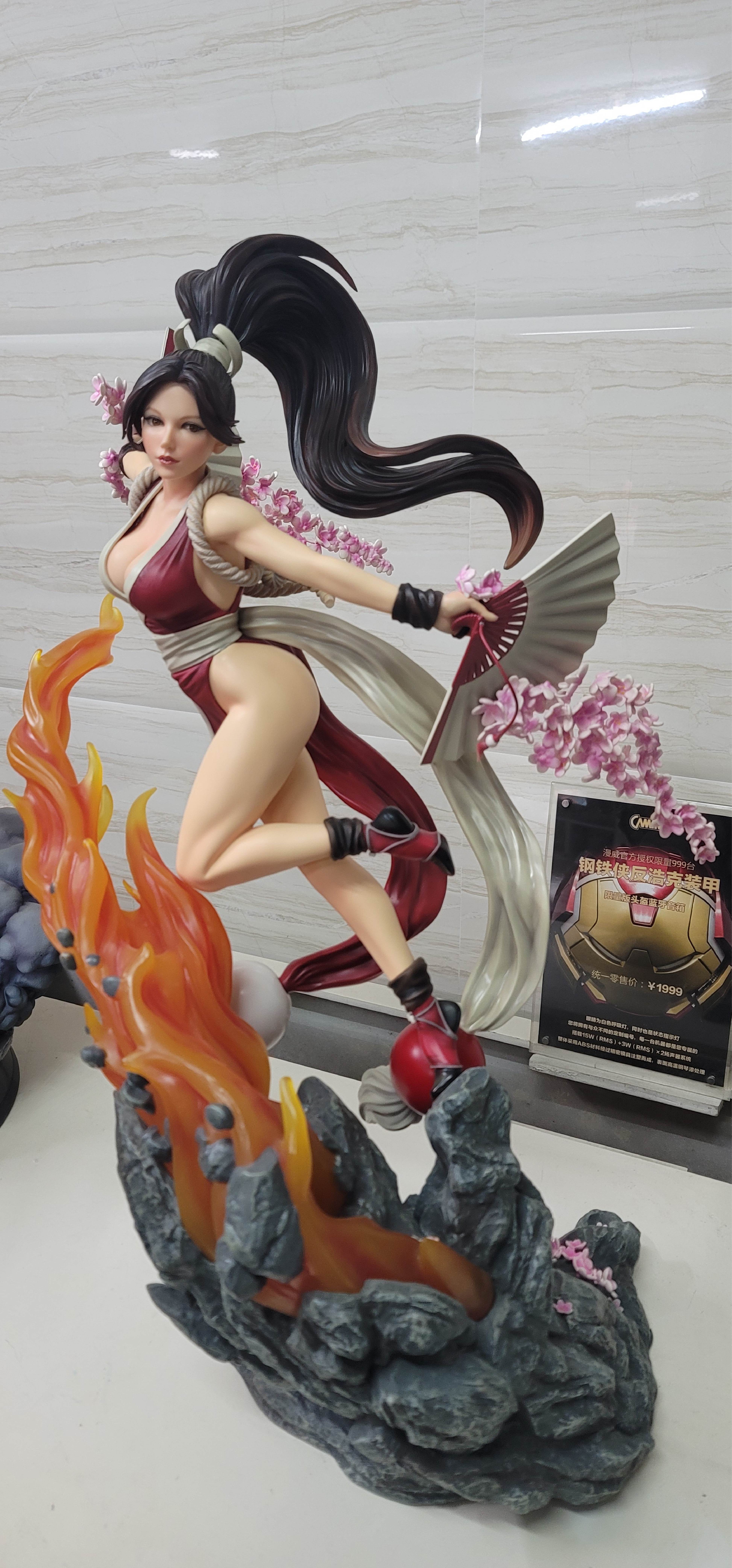 热火gk定制不知火舞hmosnk拳皇雕像模型手办