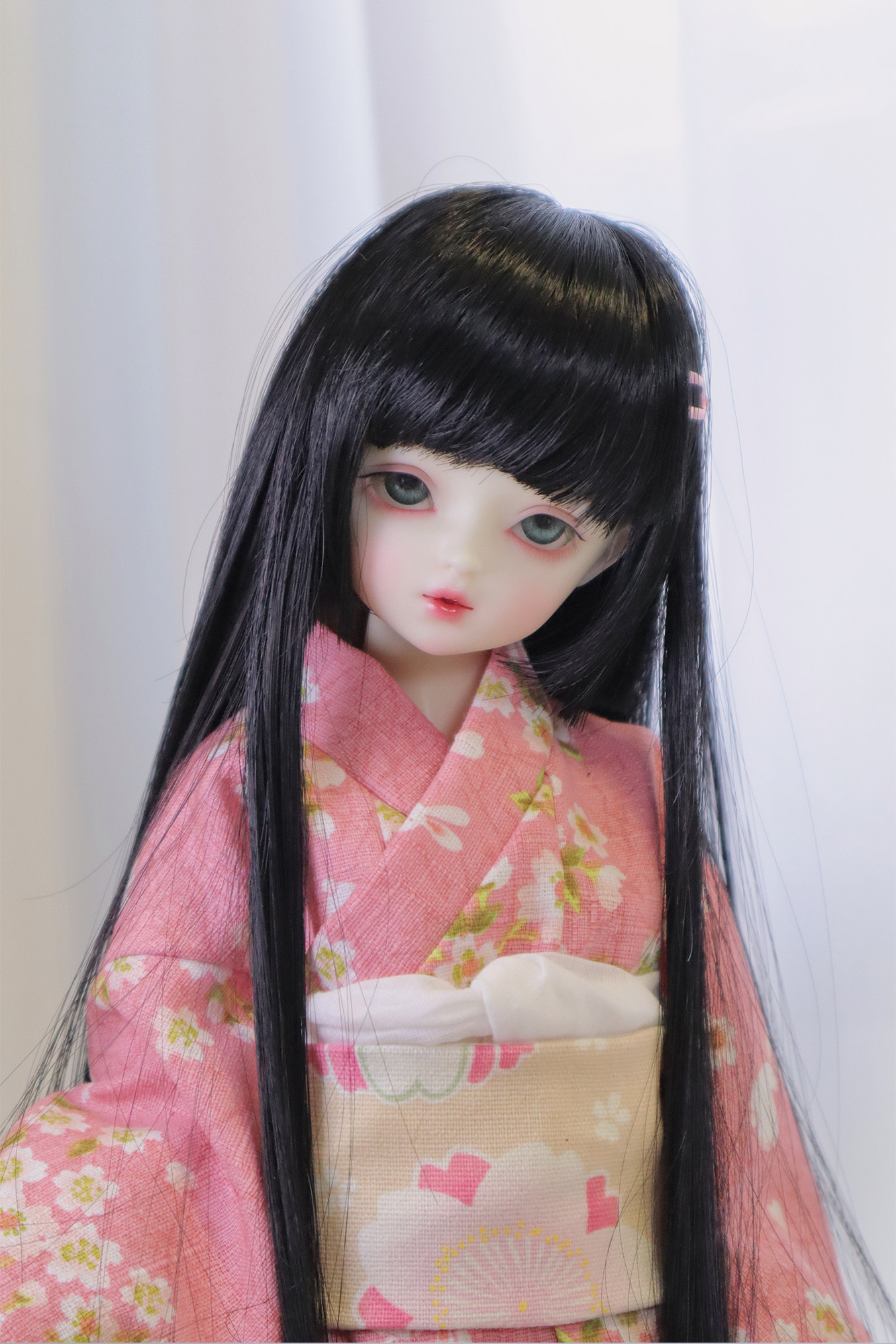 4分bjd浴衣和服和风日系四分娃娃衣服粉色bjd娃娃