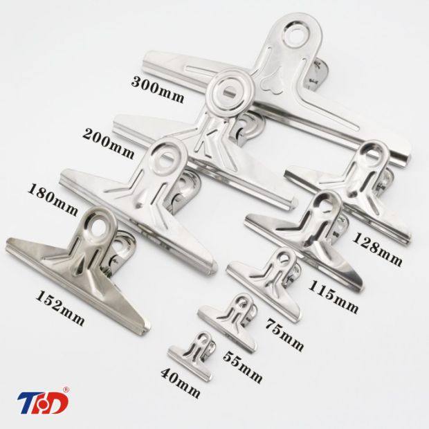 Stainless steel ticket large butterfly clip metal finance bill clip black iron clip hardware accessories office stationery clip Stainless steel ticket large butterfly clip metal finance bill clip black iron clip hardware accessories office stationery clip